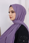 Bambu Kraş Şal Koyu Lila