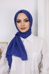 Bambu Kraş Şal Mavi