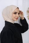 Çıtçıtlı Hijab Bone Somon