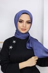Janjan Şal Koyu İndigo
