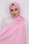 Lüks Medine İpeği Şal Pembe