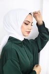 Mio Caz Eşarp Beyaz