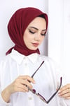 Mio Caz Eşarp Bordo