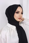 Mio Caz Şal Siyah