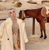 Penye Şal BejFeronis Scarf