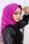 Rayon Eşarp Fuşya