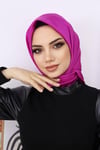 Rayon Eşarp Fuşya
