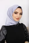 Rayon Eşarp Gümüş