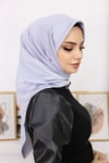 Rayon Eşarp Gümüş
