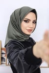 Rayon Eşarp Haki Yeşili