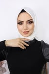 Rayon Eşarp Kirli Beyaz