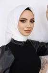 Rayon Eşarp Kirli Beyaz