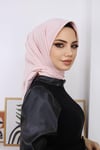 Rayon Eşarp Pembe