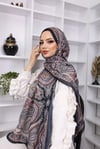 Retro Desen Pamuk ŞalFeronis Scarf