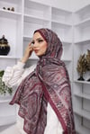 Retro Desen Pamuk ŞalFeronis Scarf