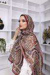 Retro Desen Pamuk ŞalFeronis Scarf