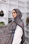 Retro Desen Pamuk ŞalFeronis Scarf