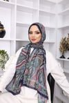 Retro Desen Pamuk ŞalFeronis Scarf