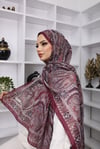 Retro Desen Pamuk ŞalFeronis Scarf
