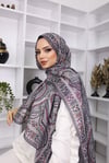 Retro Desen Pamuk ŞalFeronis Scarf