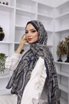 Soft İpek Retro Desen Pamuk ŞalFeronis Scarf