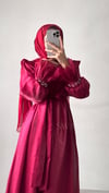 SWAN DRESS (BORDO)