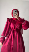 SWAN DRESS (BORDO)
