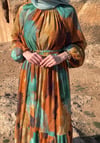YAZ GÜLÜ TÜL ELBİSE