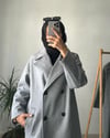 Zara Model Oversize Kaşe Kaban