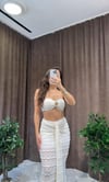 Dantel Detaylı Crop Takım