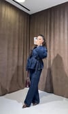 Koyu Lacivert Denim Takım