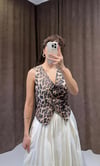 Leopar Desenli Yelek