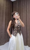 Leopar Desenli Yelek