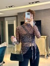 Marka Model Büzgülü Leopar Bluz