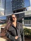 Marka Model Kare Cepli Gri Kaşe Ceket 