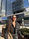 Marka Model Kare Cepli Gri Kaşe Ceket 