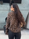 Marka Model Lüks Kalite Kaşmir Dokulu Leopar Hırka