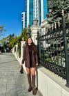 Marka Model Viskon Kumaş Acı Kahve Blazer Ceket
