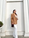 Massimo Model Premium Kalite Camel Süet Ceket