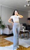 Oysho İspanyol Paça Gri Eşofman Altı 