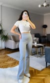 Oysho İspanyol Paça Gri Eşofman Altı 