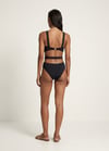 VESPER Cut-out Swimsuit in black