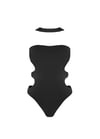 VESPER Cut-out Swimsuit in black