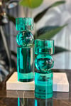 Yaz Home | 2'li Kristal Şamdan-Yeşil