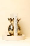 Yaz Home | Ananas Gold Kitap Tutucu