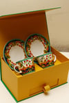 Yaz Home | Capri Flora 2li Kahve Fincan Seti 90cc
