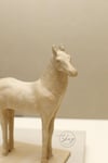 Yaz Home | Krem Alçı Horse  Dek Obje