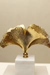Yaz Home | Prinç Gold Ginkgo Yaprak Obje