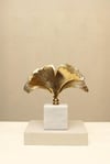 Yaz Home | Prinç Gold Ginkgo Yaprak Obje