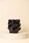 Yaz Home | Zigzag Cam Mum - Siyah